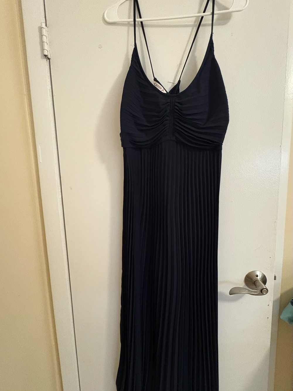 Nanette Lepore Navy Spaghetti Strap Dress